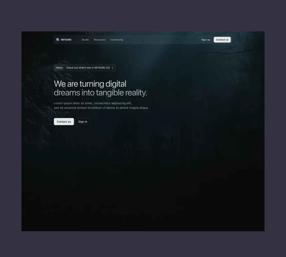 NIITSURU interface preview