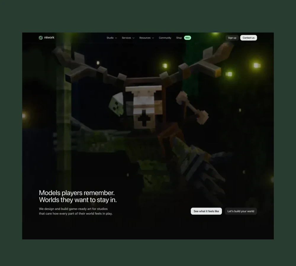 niiwork interface preview